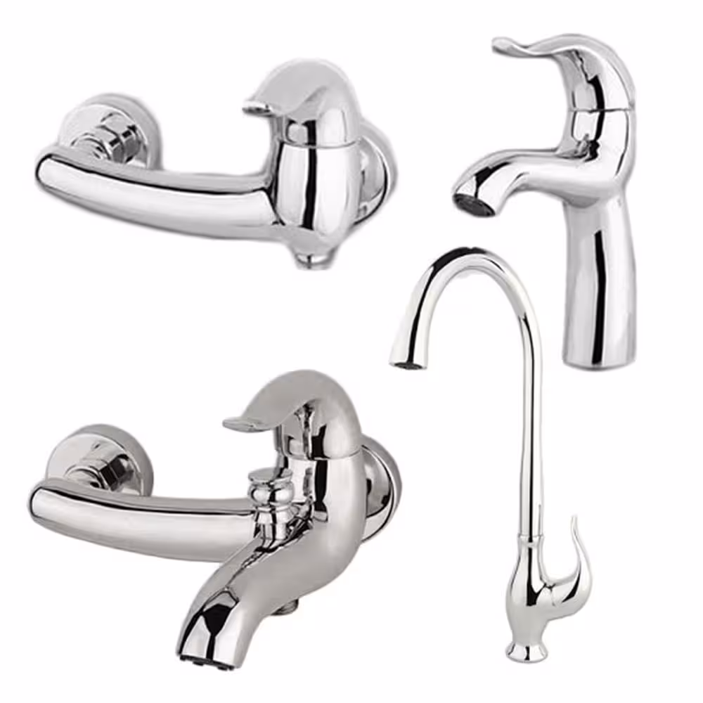 شیرآلات راسان مدل اکتاو کروم