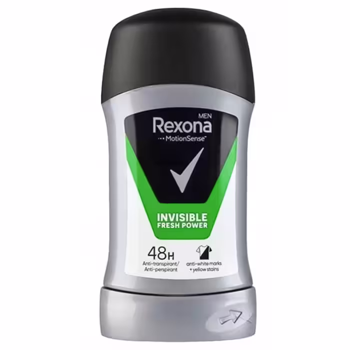 مشخصات، خرید و قیمت استیک ضد تعریق مردانه رکسونا مدل INVISIBLE FRESH POWER حجم 50 میل اروپایی ⭐️ ویان مارکت
