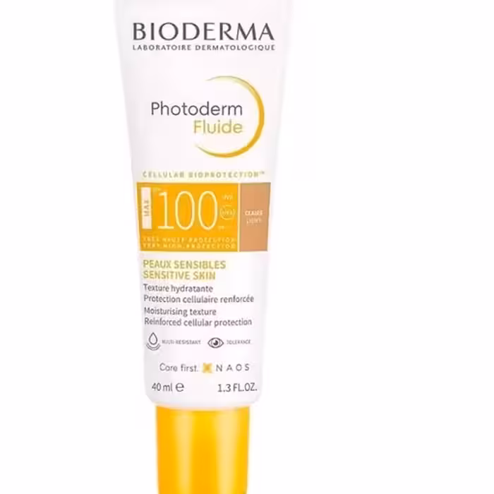 کرم ضدآفتاب بیودرمافلوئید spf 100 بایودرما رنگی فتودرم حجم 40 میل
