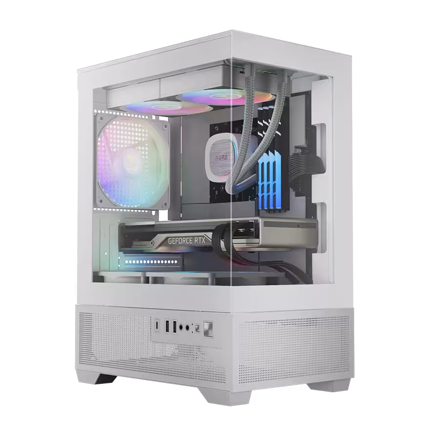 قیمت   مشخصات کیس گیمینگ سفید Gamdias AURA GC9M Elite WH ARGB | تکاف