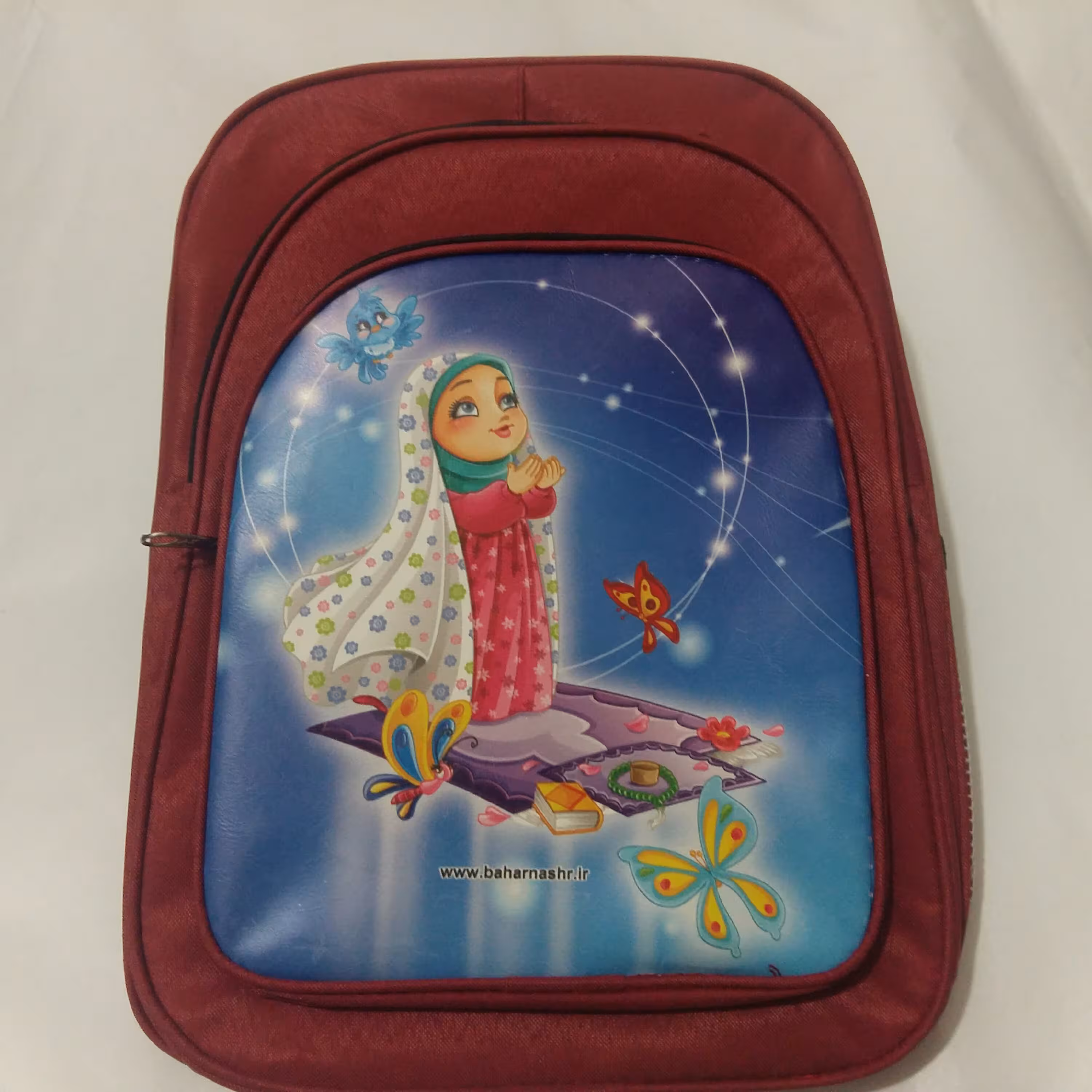 کیف مدرسه با طرح نماز