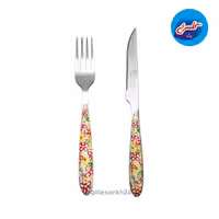 کارد و چنگال بیوتی طرح گل مدل I