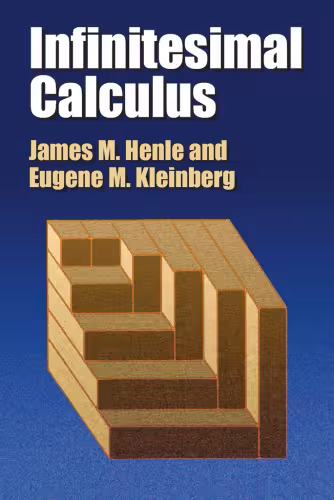خرید و دانلود نسخه کامل کتاب Infinitesimal Calculus