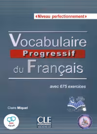 کتاب واژگان فرانسوی وکبیولر پروگرسیو قدیم Vocabulaire progressif du francais Perfectionnement 2e edition