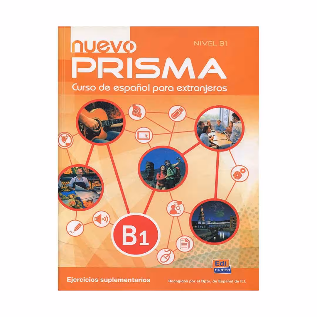 کتاب آموزش زبان اسپانیایی Nuevo Prisma B1