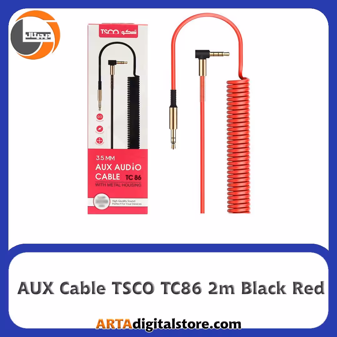 کابل AUX تسکو TSCO TC86 طول 2m