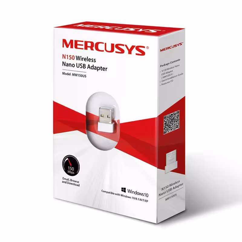دانگل شبکه USB بی‌سیم 150Mbps مرکوسیس مدل MW150US