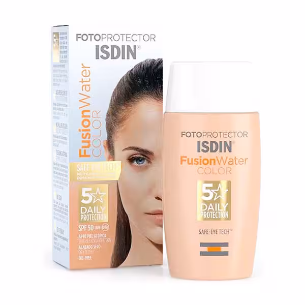 ایزدین ضد آفتاب رنگی فیوژن واتر SPF 50