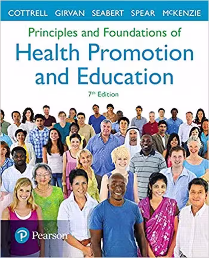 خرید و دانلود نسخه کامل کتاب Principles and Foundations of Health Promotion and Education (7th Edition) - Image pdf with Ocr
