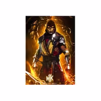 تابلو متال پوستر A4، طرح Mortal Kombat