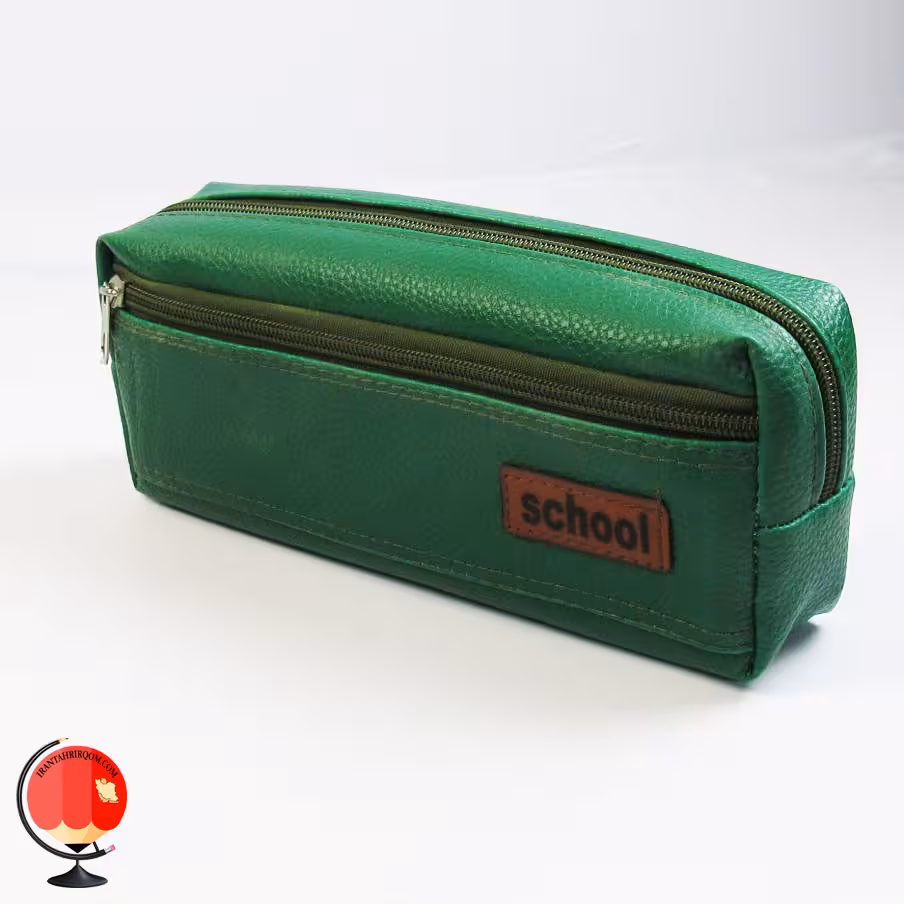 جامدادی اسپرت سه زیپ سبز اسکول