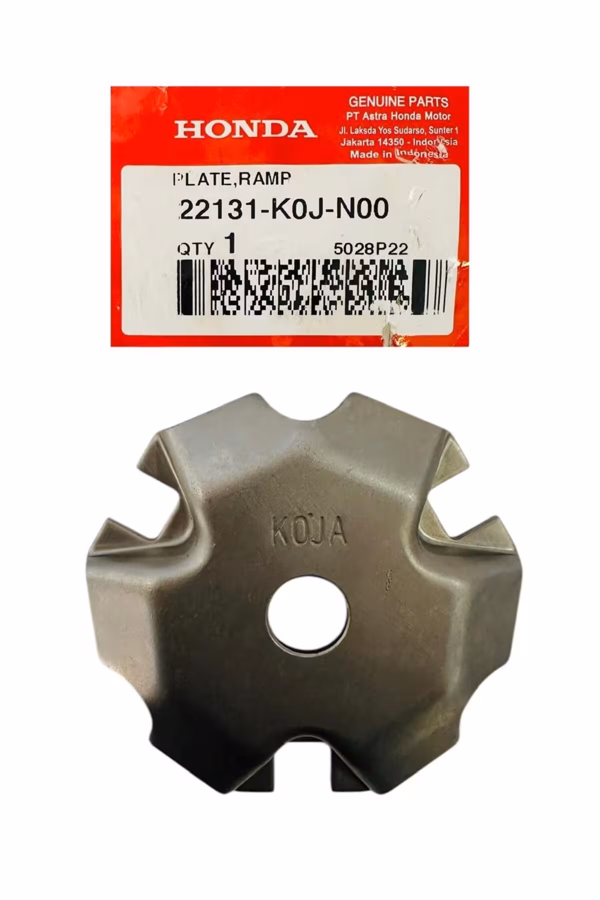 پوشش کشویی DIO 110 22131 K0J N00 Honda