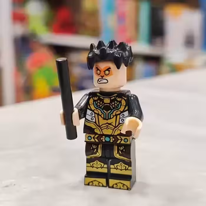 مینی فیگور لگو آدمک زامبی چوب سیاه وارداتی4سانت