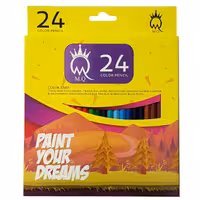 مداد رنگی 24 رنگ ام کیو مدل M.Q.24 | چاوه
