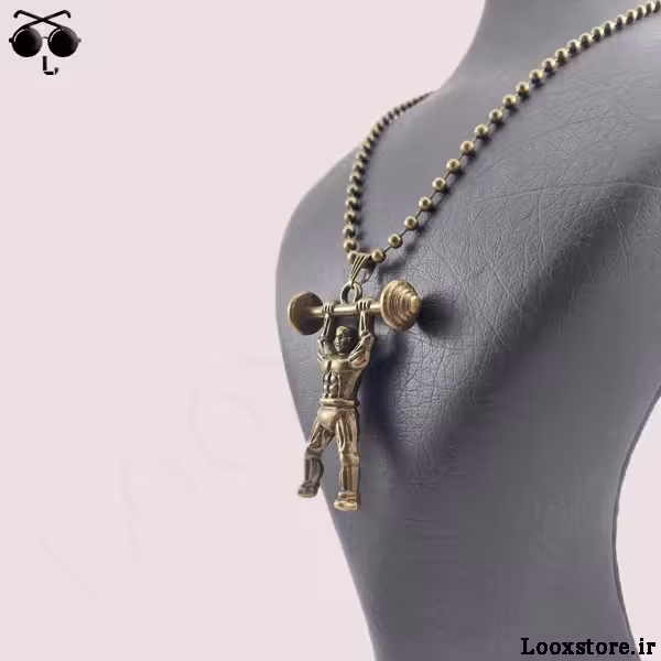 گردنبند طرح بدنسازی زنجیری