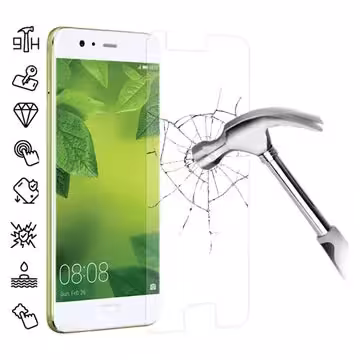 گلس Huawei P10 Plus شیشه ای Tempered Glass طرح1