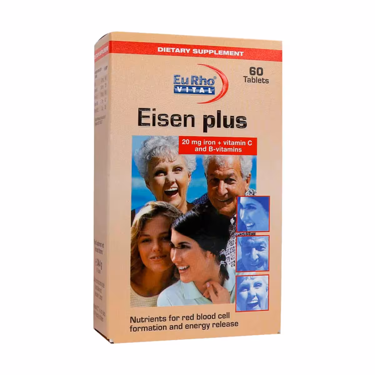 قرص آیزن پلاس یوروویتال 60 عدد ـ Eurho Vital Eisen Plus ـ یوروویتال