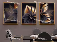 تابلو دکوراتیو سه تکه 60*40 درجه1