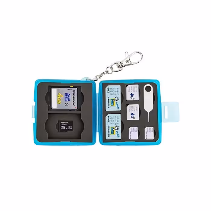 کیف محافظ کارت حافظه و سیم کارت جی جی سی مدل MC-10B