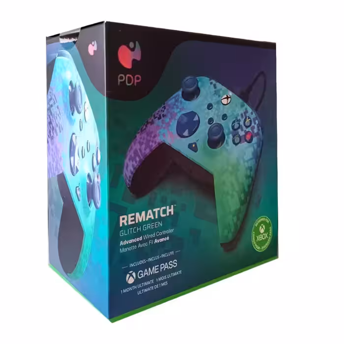کنترلر ایکس باکس PDP سبز درخشان مدل REMATCH