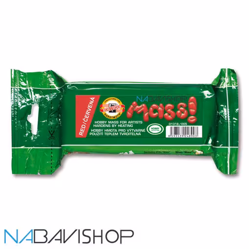 خمیر مدل سازی کوه نور مدل Mass کد 6005 رنگ قرمز