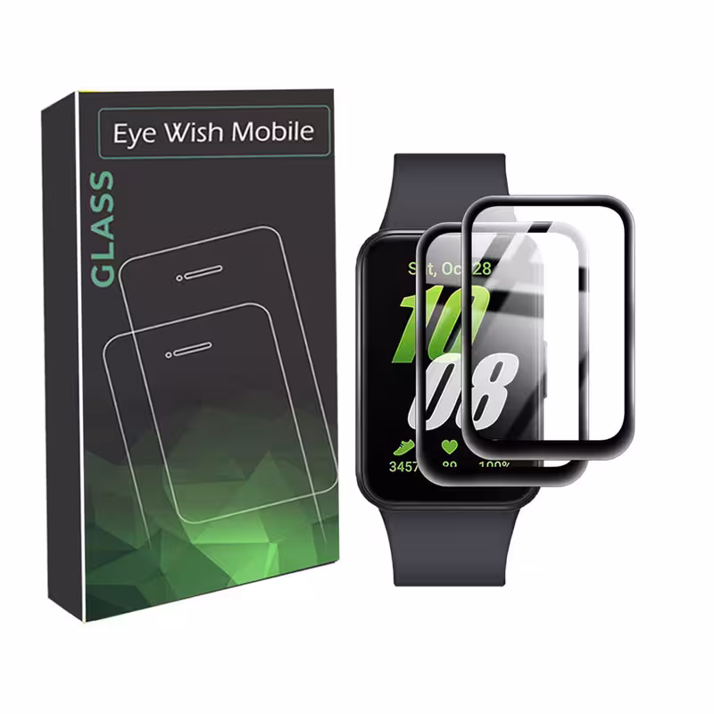 محافظ صفحه نمایش نانو آی ویش مدل PMMA مناسب برای ساعت هوشمند سامسونگ Galaxy watch FIT 3 بسته دو عددی