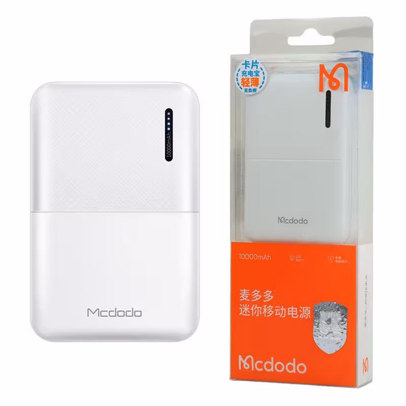 پاور بانک فست شارژ مک دودو مدل MC-603 با ظرفیت 10000میلی آمپر ساعت