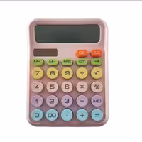 ماشین حساب دکمه رنگی مدل DX818