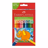 مداد رنگی 24 رنگ فابر کاستل مدل جامبو