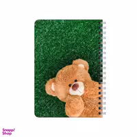 دفترچه یادداشت 80 برگ بامبیلیپ مدل چوبی طرح خرس در چمن کد 2072500
