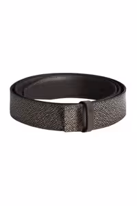 کمربند سبز مردانه چرمی قهوه ای تیره قابل تبدیل Mont Blanc