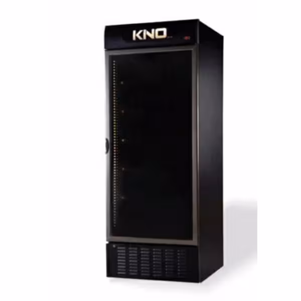 يخچال کینو 70 سانت مشکی تک درب مدل KINO KR 680 WLBL