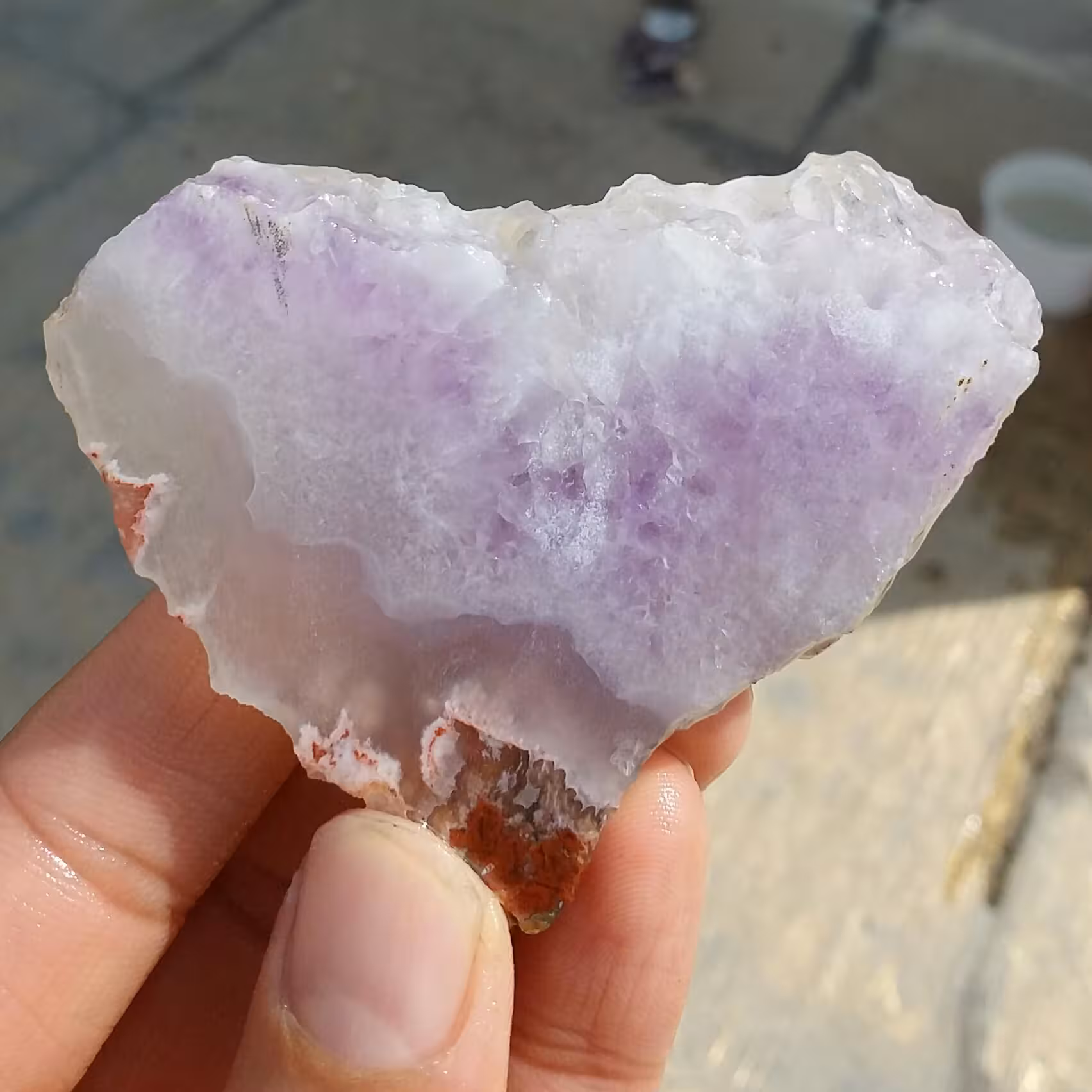 اسلایس سنگ راف آمیتیست آمتیس آماتیس بسیار زیبا و خاص دو طرفه 100 در 100 طبیعی  
کد 11815