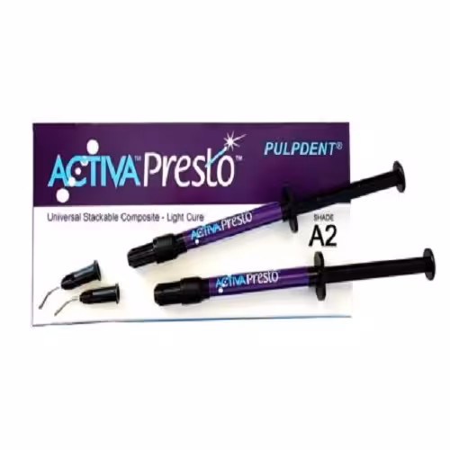 کامپوزیت فلو لایت کیور پالپ دنت PulpDent pronto (PINK) - فروشگاه تخصصی دندانپزشکی سپیرا