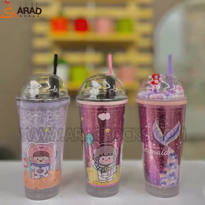 لیوان اسموتی چراغ دار