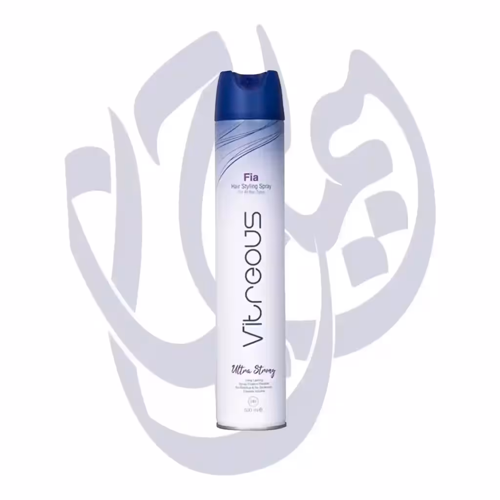 اسپری حالت دهنده مو تافت ویتروس مدل فیا حجم 500 میلی لیتر Vitreous ULTRA STRONG