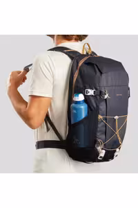 کوله پشتی مردانه و زنانه در فضای باز QUECHUA 30L سیاه NH 100 Decathlon