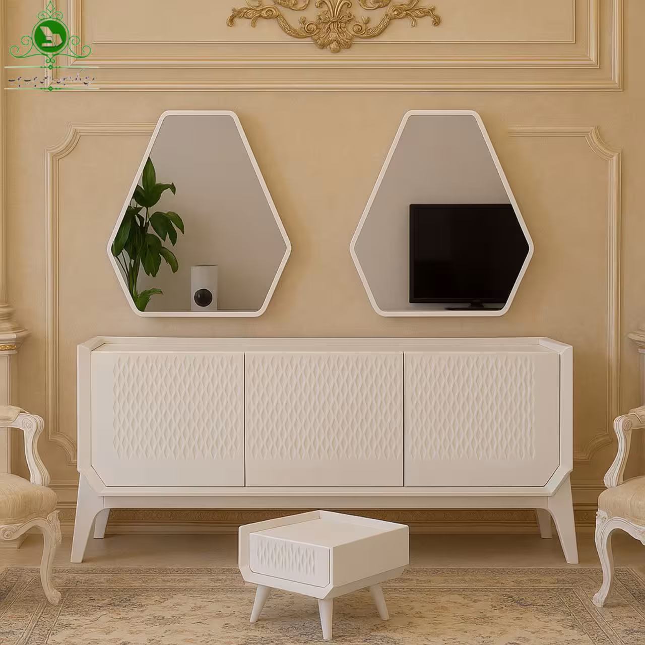 آینه و کنسول مدل لومانا