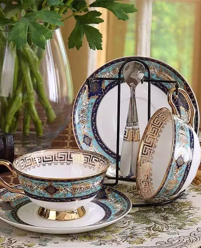 فنجان و نعلبکی چایخوری دوتایی