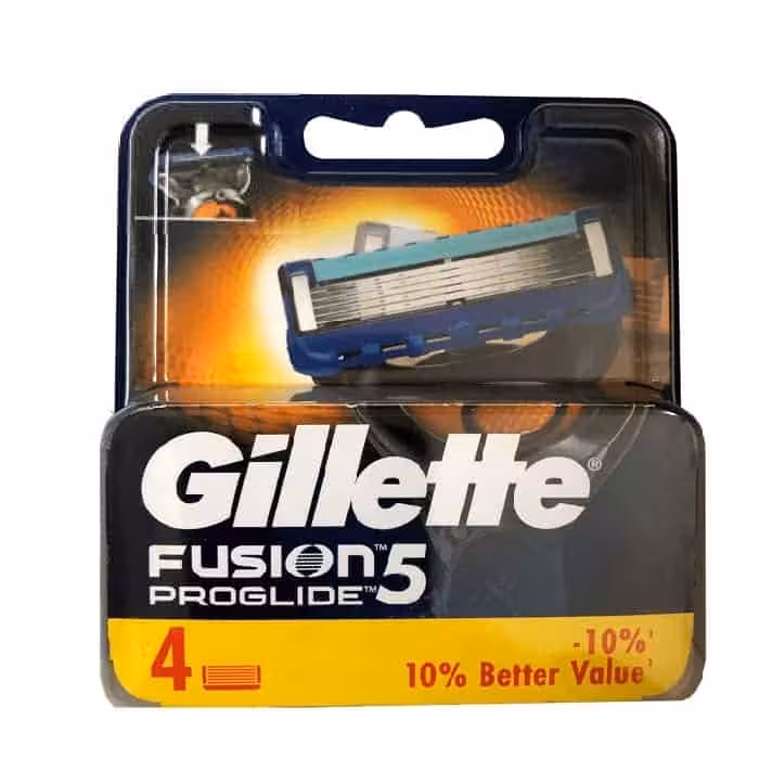تیغ یدک ژیلت فیوژن 5 پروگلاید پاور Proglide بسته 4 عددی اصل