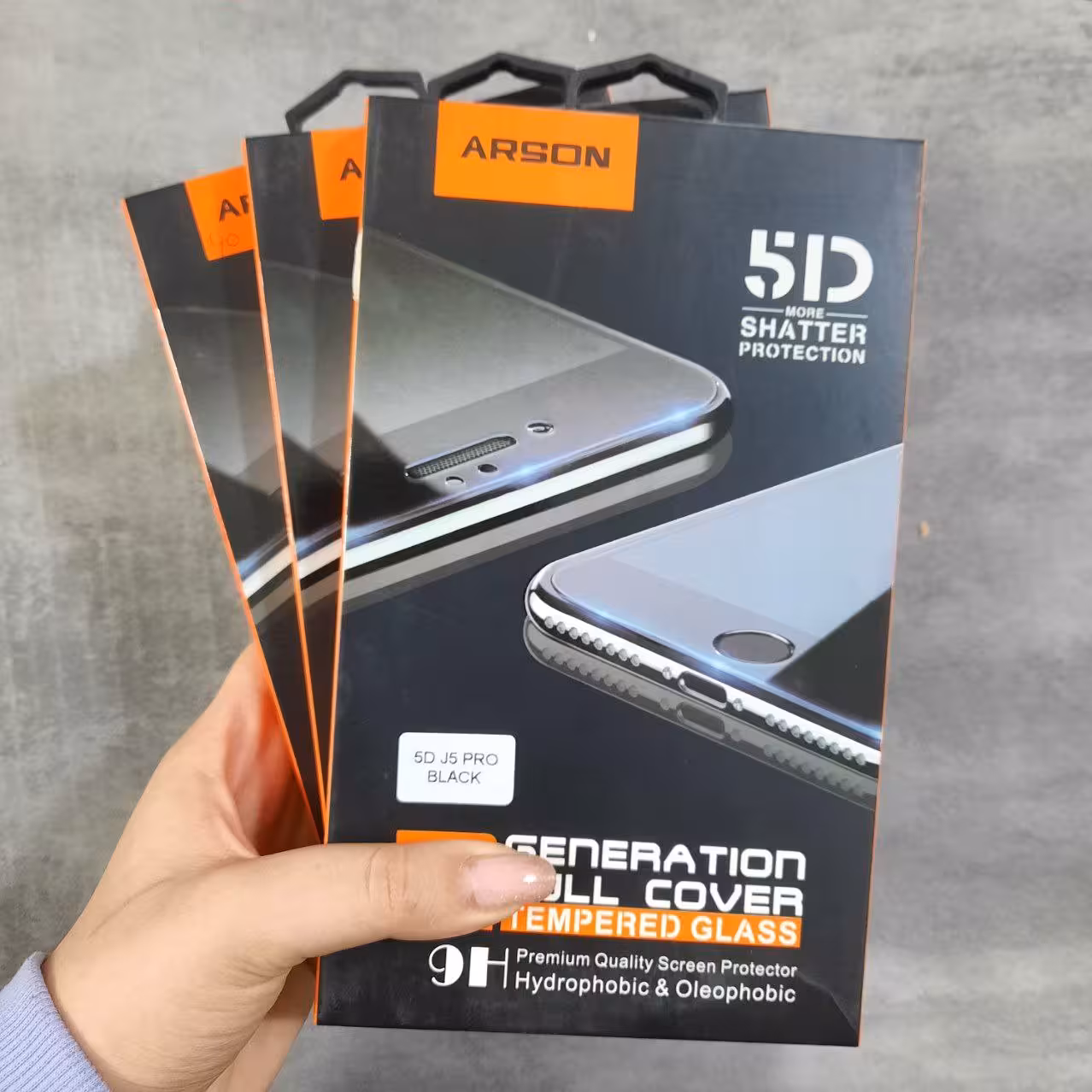 گلس فول پک (Samsung Galaxy J5 2017 ( 5D J5 Pro رنگ مشکی