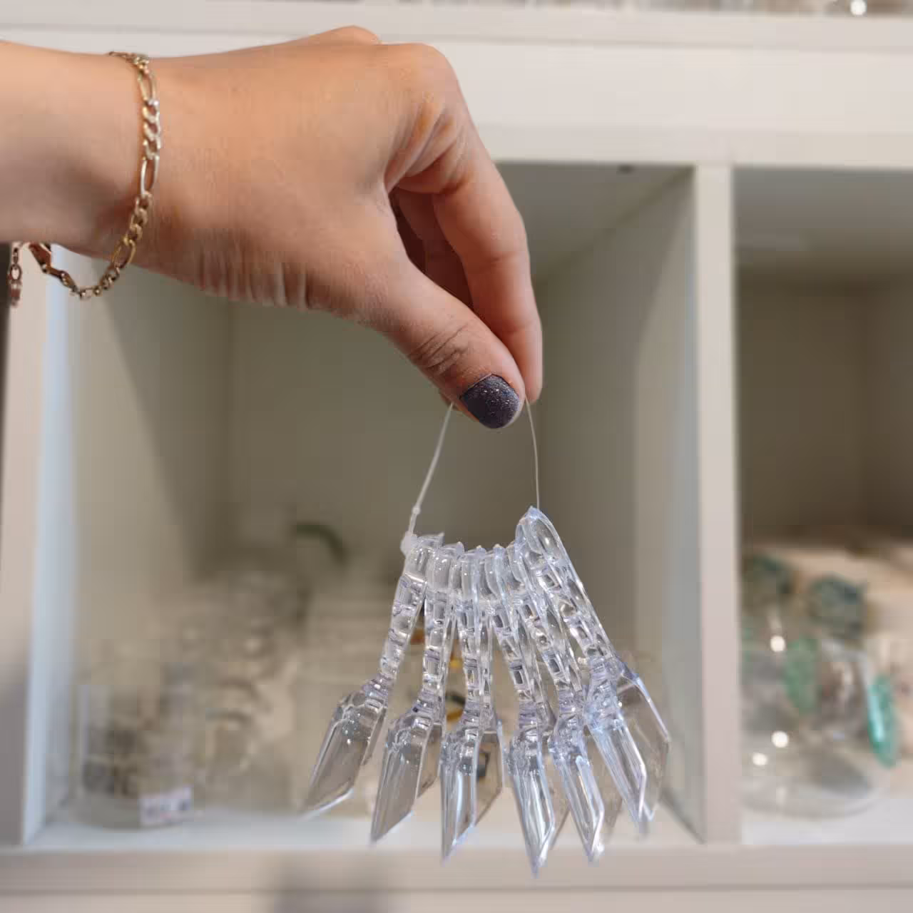 پیمانه ادویه کریستال 6 عددی