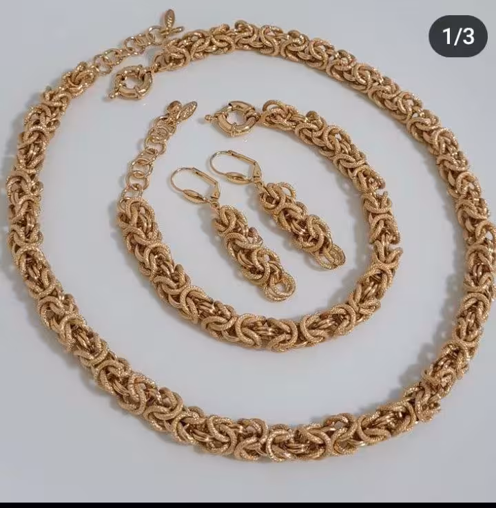 سرویس زنانه طرح طلا برند معروف ژوپینگ💍