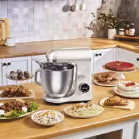 همزن کاسه دار کاراجا Mastermaid Chef Ultra سفید 2000 وات