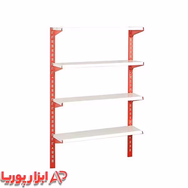 ست قفسه فروشگاهی پایه 1.5 متری 4 طبقه سایز 30*95