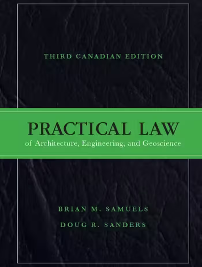 خرید و دانلود نسخه کامل کتاب Practical Law of Architecture, Engineering, and Geoscience
