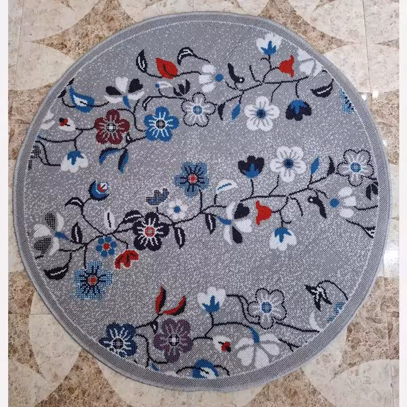 گلیم گردماشینی کاشان طرح گلزارفیلی سایز یک دریک متر(هزینه ارسال باخریداروپس کرایه میباشد)