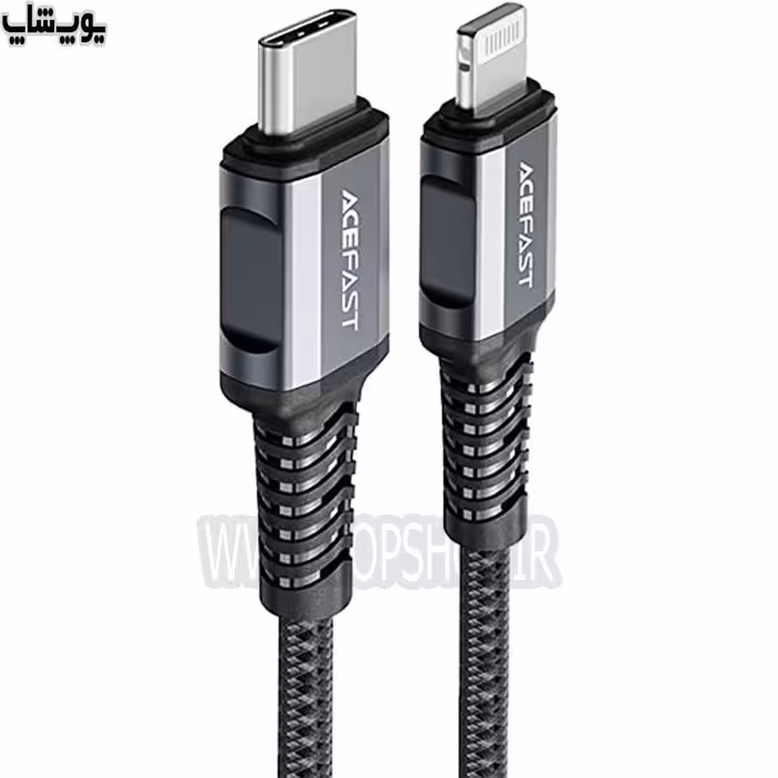 کابل تبدیل تایپ C به لایتنینگ ایس فست مدل C1-01 با توان حداکثری 30 وات