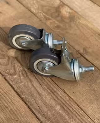 چرخ گردان طوسی پیچی سایز 7.5 سانتی متر  (قیمت عمده با درصد تخفیف خوب تماس بگیرید)