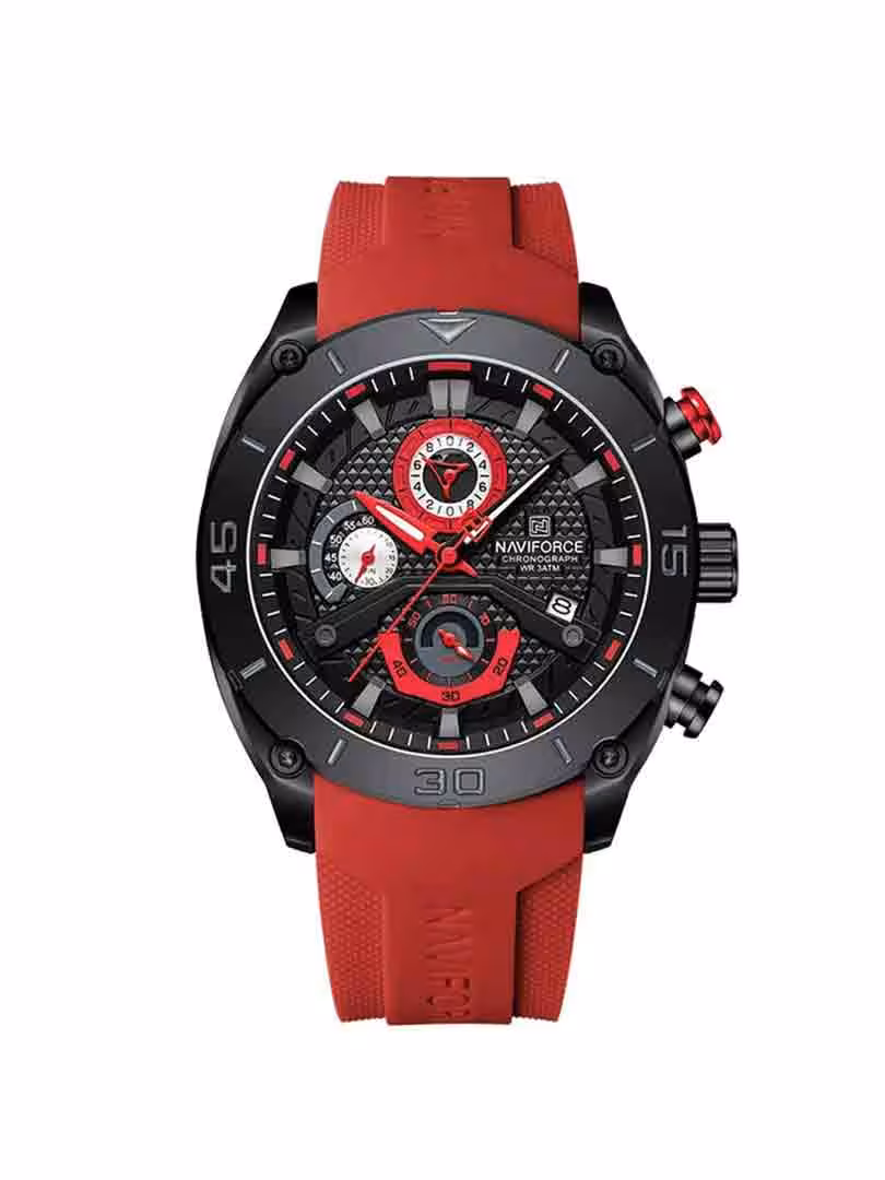ساعت مچی عقربه ای مردانه نیوی فورس Naviforce NF 8038 B/B/R